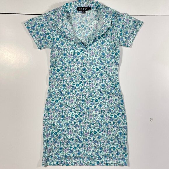 Motel floral Jeeves mini dress - Picture 4 of 5